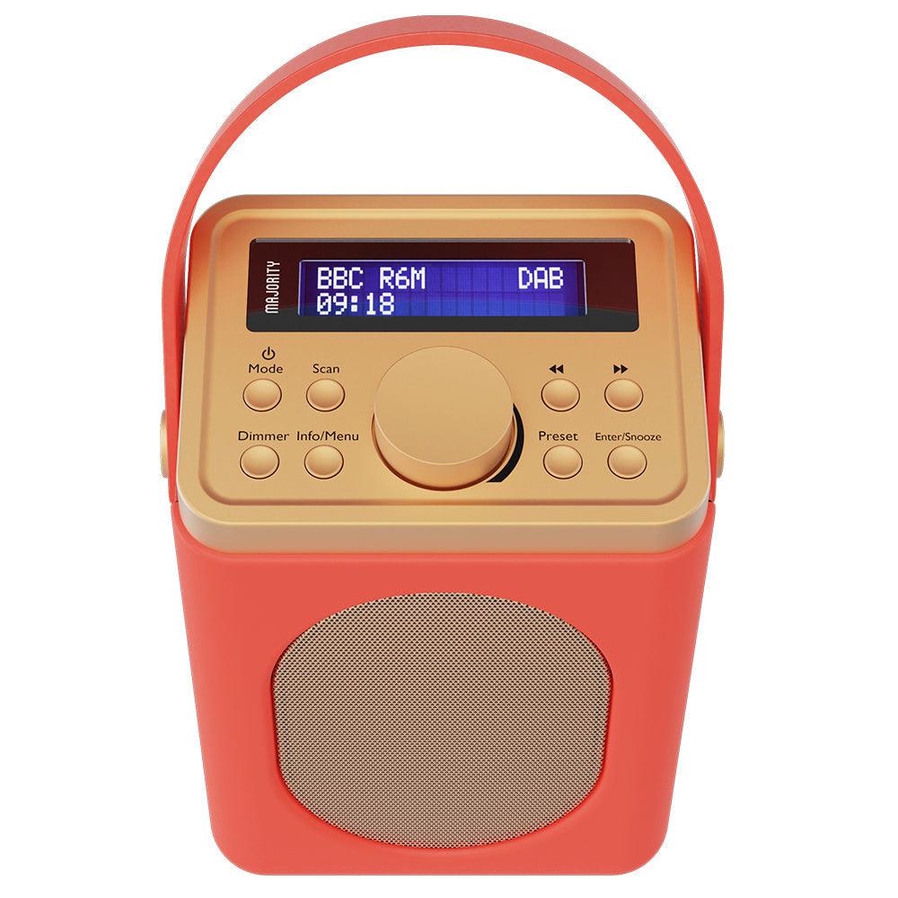 Majority Little Shelford Bluetooth & DAB Radio with Bluetooth-Red-Majority-Mood